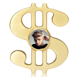 Hand spinner dollar personnalisé couleur or